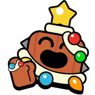 👍 brawl stars, brawler, spike, cactus, fêtes, noël telegram sticker