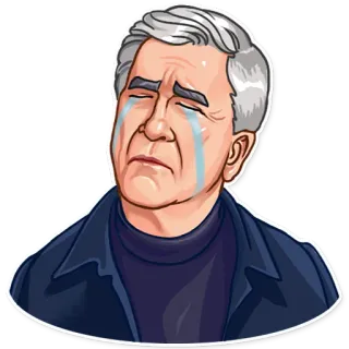 😭 ร้องไห้, เศร้า, อารมณ์, ใบหน้า, ผู้ชาย telegram sticker