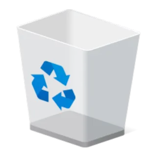 💾 reciclar, basura, desperdicio, cubo, reciclaje, residuos telegram sticker