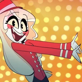 🌟 Charlie Hazbin Hotel 악마, 호텔, 만화, 행복, 애니메이션 telegram sticker