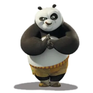 😤 Po Kung Fu Panda Kung Fu Panda, Po, Panda, Dibujos animados, Dreamworks, Animación whatsapp sticker