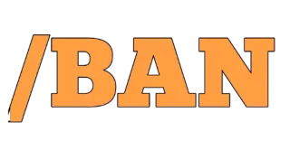 🚫 /BAN ban, internet slang, online moderation, digital culture telegram sticker