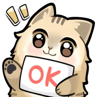 👌 cat ok telegram sticker