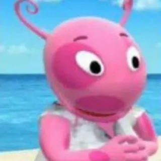 😳 Uniqua The Backyardigans Dibujos animados, Hormiga, Rosa, Playa, Uniqua, Los Backyardigans telegram sticker