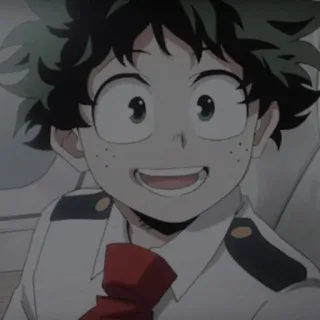 🌟 Izuku Midoriya My Hero Academia Anime, Manga, My Hero Academia, Izuku Midoriya, Deku, Personage telegram sticker