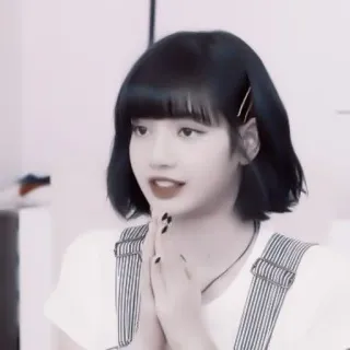 🎧 Lisa kpop, blackpink, cantante, mujer, ídolo, celebridad whatsapp sticker