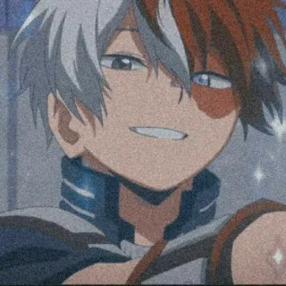 🥯 Shoto Todoroki My Hero Academia Anime, Mangá, Shoto Todoroki, My Hero Academia, Fanart, Personagem, Personagem de anime telegram sticker
