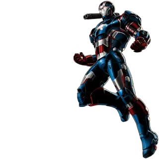 👊 Iron Patriot Marvel, superhero, Iron Man, Iron Patriot telegram sticker