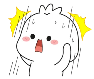 💭 cartoon, emotion, nervous, cute, sticker telegram sticker