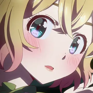 🌚 Anime, Cartoon, Mädchen, Charakter, Porträt, Süß, Augen telegram sticker