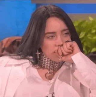 🕸 Billie Eilish 歌手, セレブ, 音楽, まつげ telegram sticker