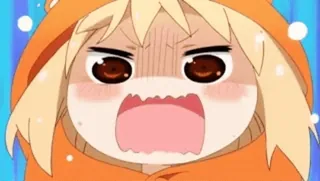 🙂 Umaru Doma Himouto! Umaru-chan 애니메이션, 만화, 화난, 웃긴, 귀여운, 우마루, 건어물 여동생! 우마루짱 whatsapp sticker