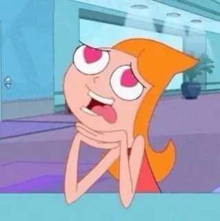 🌿 Candace Flynn Phineas and Ferb cartoon, Candace, Phineas and Ferb, animation, Disney, tv show, character telegram sticker