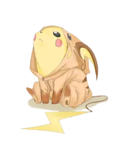 😕 Pikachu pokemon, pikachu, dibujos animados, mono, kawaii whatsapp sticker