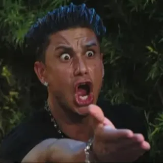 😮 Pauly D Jersey Shore Pauly D, Jersey Shore, Reality TV, MTV, Celebrità telegram sticker