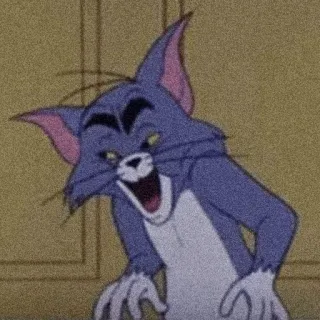 🤪 Tom Tom and Jerry Dessin animé, Chat, Drôle, Animé, Personnage, Meme, Expression telegram sticker