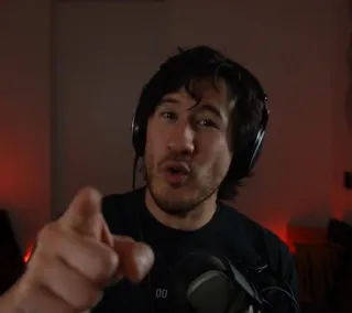 🖕 Markiplier markiplier, youtubeur, personnalité internet, célébrité, gaming, humour telegram sticker
