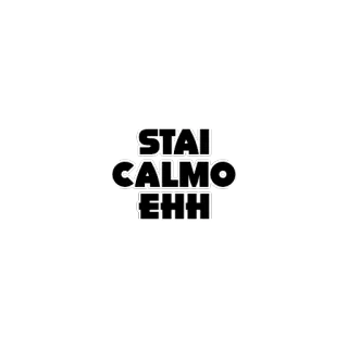 😀 Stai calmo ehh whatsapp sticker