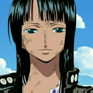👑 Nico Robin One Piece Anime, One Piece, Nico Robin, Personnage, Manga whatsapp sticker