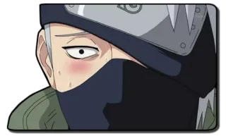 😍 Kakashi Hatake Naruto anime, manga, kakashi, naruto, ninja, mask, sweat telegram sticker