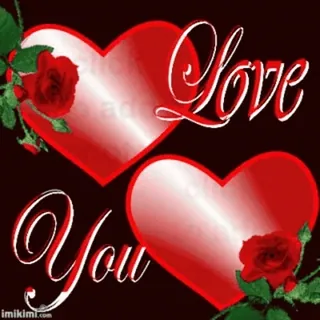 🎈 Love You amour, coeurs, romantique, rose, Saint-Valentin telegram sticker