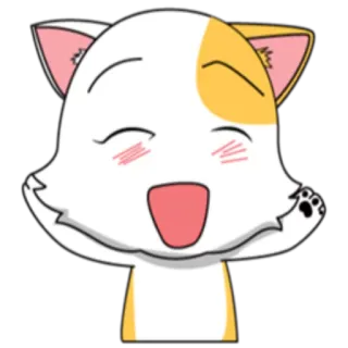 😀 猫, 动物, 贴纸, 卡哇伊, 可爱, 快乐 whatsapp sticker