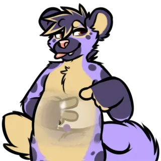 👓 hyena telegram sticker