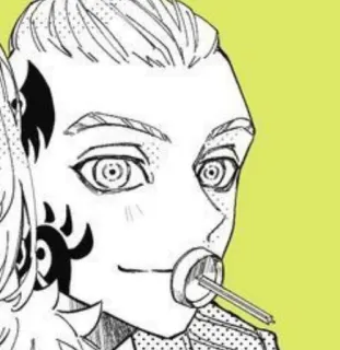 ☺️ Anime, Karakter, Permen lolipop, Manga, Seni telegram sticker