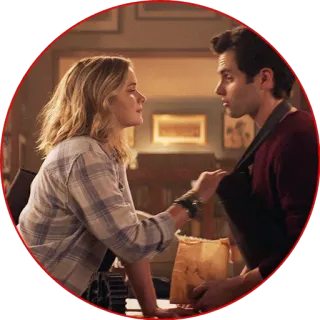 ❤️ You serie de tv, drama, thriller, romance telegram sticker