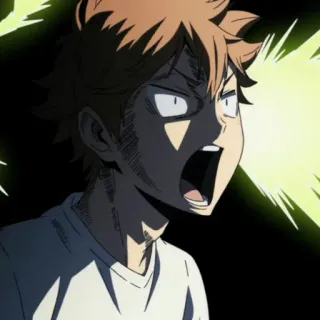🥂 Hinata Haikyuu Anime, Mangá, Personagem, Haikyuu, Hinata Shoyo telegram sticker