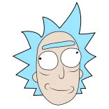 🤪 Rick Sanchez Rick and Morty Мультфильмы, Взрослая анимация, Научная фантастика, Комедия, Рик и Морти, Рик Санчез whatsapp sticker