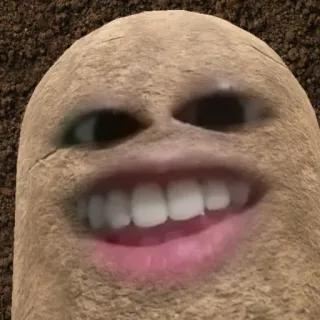 🥔 kartoffel, gesicht, lustig, essen, gemüse whatsapp sticker