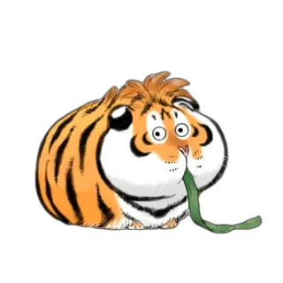🥺 tigre, animale, cartone animato, carino, adesivo telegram sticker