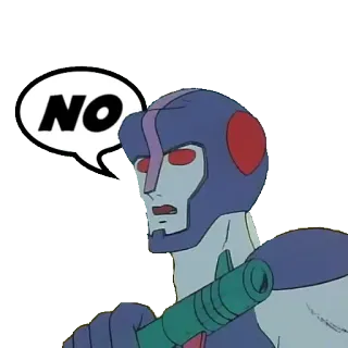👎 NO không, hoạt hình, nhân vật telegram sticker