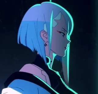 😑 Lucyna Kushinada Cyberpunk: Edgerunners อนิเมะ, ไซเบอร์พังก์, ลูซี่, เอ็ดจ์รันเนอร์ส, ไซเบอร์พังก์ 2077 telegram sticker