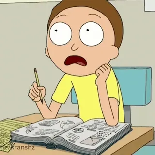 😐 Morty Rick and Morty Cartoon, Morty, Rick and Morty, animiert, Schule whatsapp sticker