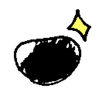 👃 目, キラキラ, 漫画, 絵文字, かわいい telegram sticker