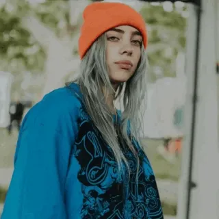 🕸 Billie Eilish Sänger, Musik, Pop, Künstler, Promi telegram sticker