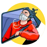Самоизоляция, пока! telegram stickers