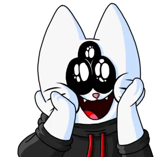 😸 cat, cartoon, illustration, cute, animal, funny telegram sticker