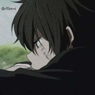 🎟 @vilipend Anime, Verdrietig, Emotioneel, Geanimeerd telegram sticker