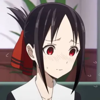 😳 Kaguya Shinomiya Kaguya-sama: Love Is War Аниме, Девушка, Милая, Кагуя, Кагуя-сама, Любовь это война telegram sticker