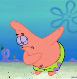 ➖ Patrick Star Spongebob Squarepants patrick, spongebob, desenho animado, estrela do mar whatsapp sticker