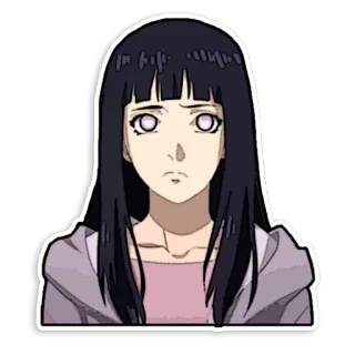 🤔 Hinata Hyuga Naruto Anime, Manga, Dessin animé, Hinata, Naruto, Personnage, Fille telegram sticker