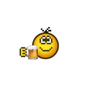 🍺 пиво, эмодзи, напиток, алкоголь, праздник telegram sticker