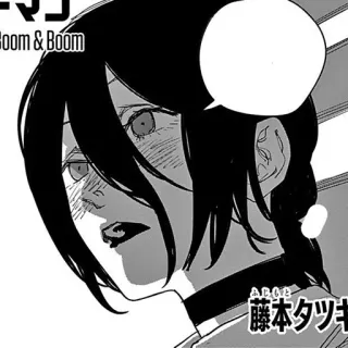 🐚 Boom & Boom anime, manga, character, monochrome telegram sticker