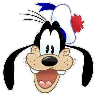 🛳 Goofy Мультфильм, Дисней, Гуфи, Персонаж, Собака telegram sticker
