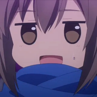 😅 Anime, Dibujos animados, Chibi, Lindo, Chica, Expresión telegram sticker
