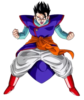 😤 Pikon anime, character, Pikon, Dragon Ball Z, fighter telegram sticker