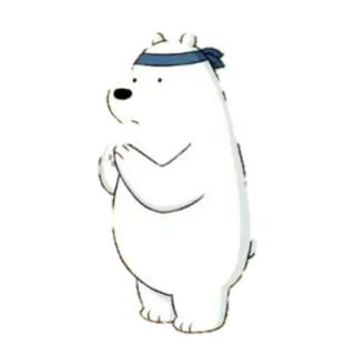 🐼 Ice Bear We Bare Bears Desenho animado, Urso, Urso polar, We Bare Bears, Personagem telegram sticker